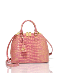 “Introducing Coco: The Exquisite Fusion of Crocodile and Seashell in a Designer Shoulder Bag”