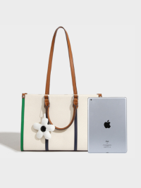 “New York Chic: The Versatility of the Large Canvas School Bag, Work Bag, and Laptop Bag Combo”