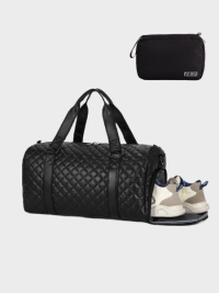 “Discover the Versatility of Lennon: The Ultimate Travel, Duffle, and Sports Bag in Black, Grey, and Pink”