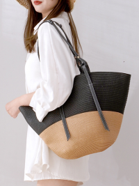 “Embrace the Sun: The Sol Large Grand Beach Straw Bag – A Must-Have for Every Woman”