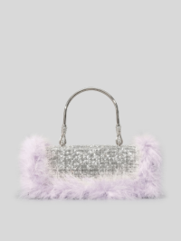 “Sparkle Your Evening: The Dreamy Allure of Ostrich Feather Crystal Diamond Rhinestone Handbags”